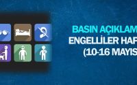 Engelliler Haftası (10-16 Mayıs) Basın  Açıklaması