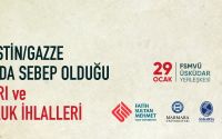 İsrail’in Filistin/Gazze Topraklarında Sebep Olduğu İnsan Hakları ve İnsancıl Hukuk İhlalleri Çalıştayı