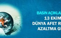 13 Ekim Dünya Afet Riskini Azaltma Günü Basın Açıklaması