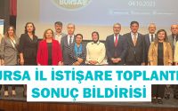 Bursa İl İstişare Toplantısı Sonuç Bildirisi